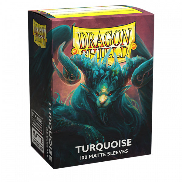 Image of Dragon Shield Sleeves: Standard- Matte Turqouise 'Atebeck' (100 ct.)